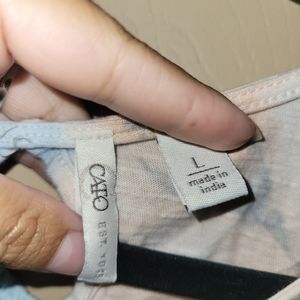 Tie Dye Cold Shoulder Crop Top